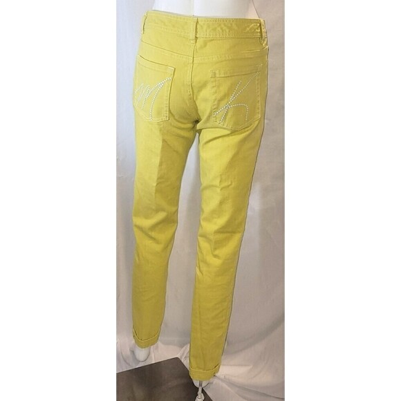 Michael Kors Bling Lime Green Jeans - Size 2 - Picture 5 of 13
